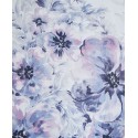  Floral Printed Cotton Shower Curtain, 72