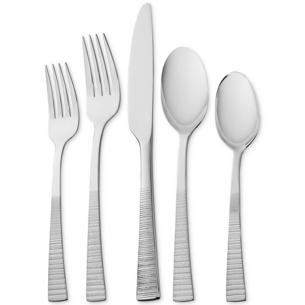   42-Pc. 18/10 Stainless Steel Flatware Set, Service for 8