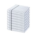 Classic Checkered Dishcloths (Pack of 8), 100% Cotton. Color Options, 13x13 in.