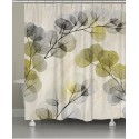 Smoky X- of Eucalyptus Leaves Shower Curtain