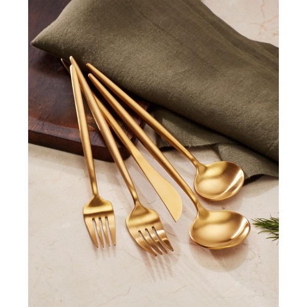  Satin 45 Piece Flatware Set