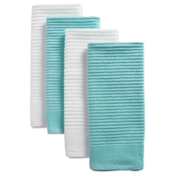 Assorted Ribbed Dishtowel, Set of 4