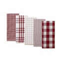 Design Import Farmhouse Woven Dishtowel, Set of 5