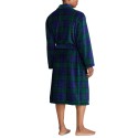 MenMicrofiber Plaid Shawl Collar Robe