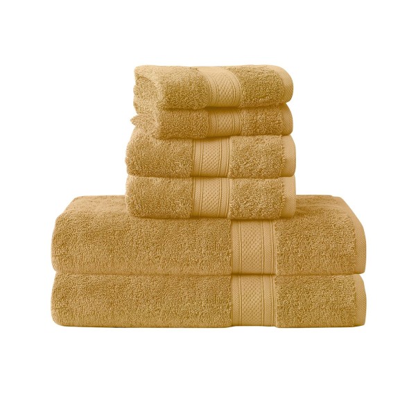 Low Twist Cotton 6 Piece Towel Set