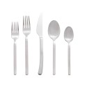  Satin 45 Piece 18/10 Stainless Steel Flatware Set, Service for 8