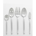  Satin 45 Piece 18/10 Stainless Steel Flatware Set, Service for 8