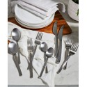  Satin 45 Piece 18/10 Stainless Steel Flatware Set, Service for 8