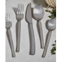  Satin 45 Piece 18/10 Stainless Steel Flatware Set, Service for 8