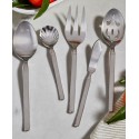  Satin 45 Piece 18/10 Stainless Steel Flatware Set, Service for 8