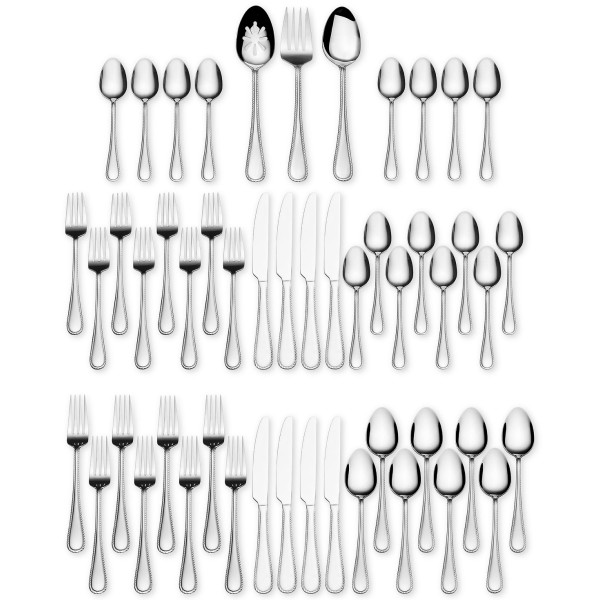 18/10 Stainless Steel 51-Pc. Adventure Flatware Set