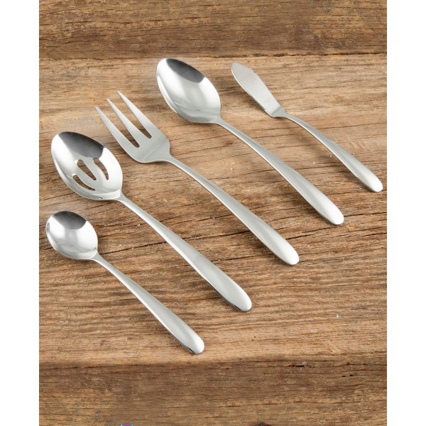 Mirror 45-Piece Flatware Set, Service for 8