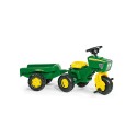 Toys  3 Wheel Trike Pedal Tractor with Removable Hauling Trailer