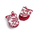 Harvest 2-Pc. Leaf-Print Mini Oven Mitts