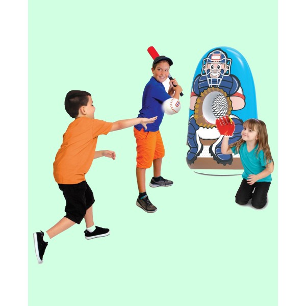 Jumbo Inflatable Baseball Trainer - Over 3' Tall