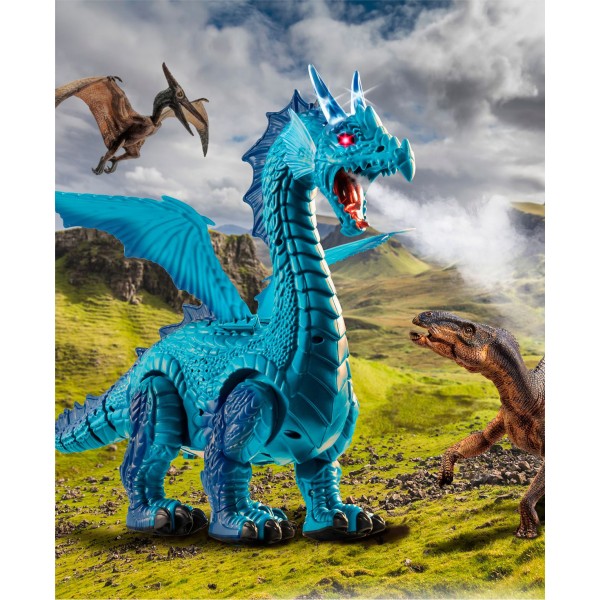 Remote Infrared Control Breathing Dragon with Smoke