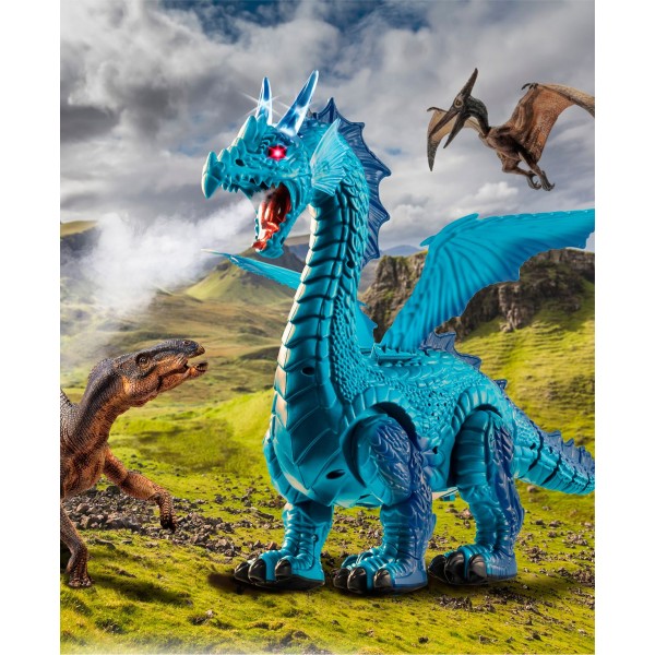 Remote Infrared Control Breathing Dragon with Smoke