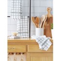 Design Import Windowpane Dishtowel, Set of 4