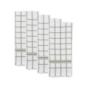 Design Import Windowpane Dishtowel, Set of 4