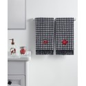 Cardinal and Poinsettia Black & White 4-Pc. Bath Bundle