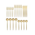  Satin Gold 20-PC Flatware Set, Service for 4