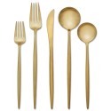  Satin Gold 20-PC Flatware Set, Service for 4