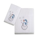 Embroidered Holiday Bath Towel, 27