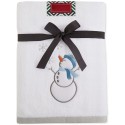 Embroidered Holiday Bath Towel, 27